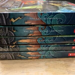 Percy Jackson and The Olympians Book Set 5 Books by Rick Riordan Collection